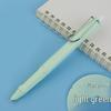 Refillable Ergonomic Fountain Pen for Students - Transparent Colored Plastic Design