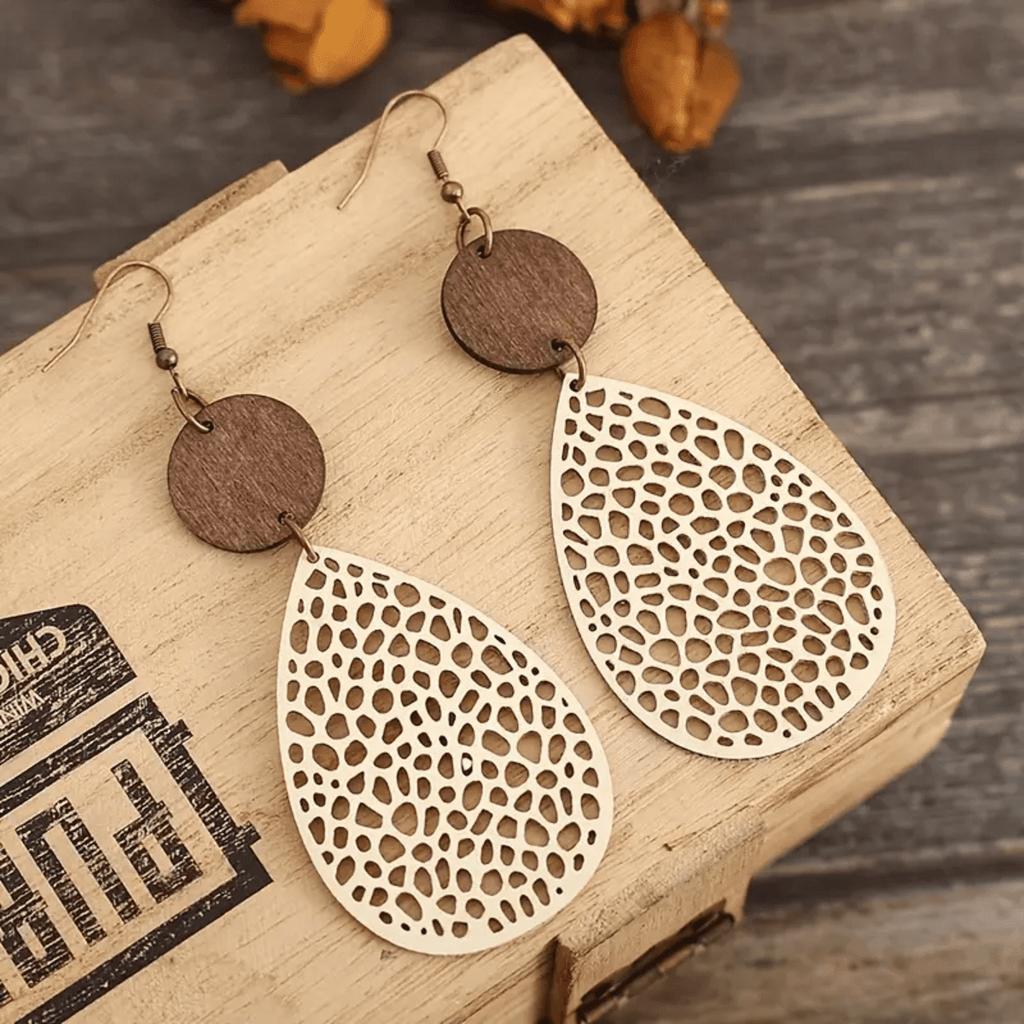 1 Pair Vintage Bohemian Dangle Earrings
