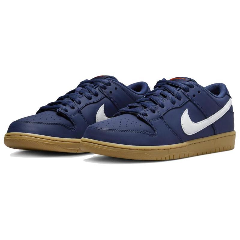 Nike Sb Dunk Low Navy Gum Skateboard Shoes FJ1674-400