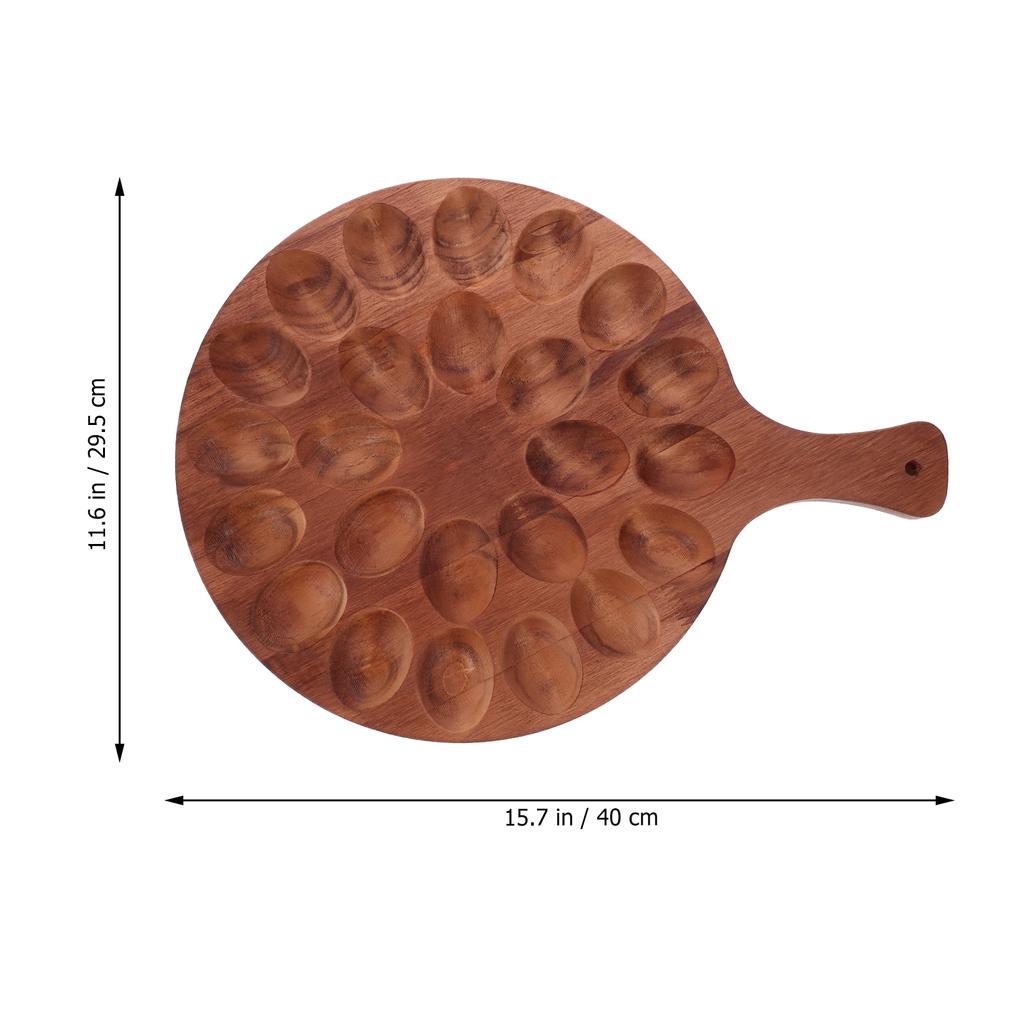 Taca na jajka faszerowane Prosty stojak Podstawa do przechowywania Dozownik Półmisek do serwowania Domowe naczynia kuchenne Uchwyt wielkanocny