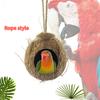 Coconut Bird Nest Parrot Nest Bird Cage Hanging Nest Accessories Parrot Warm Breeding Box