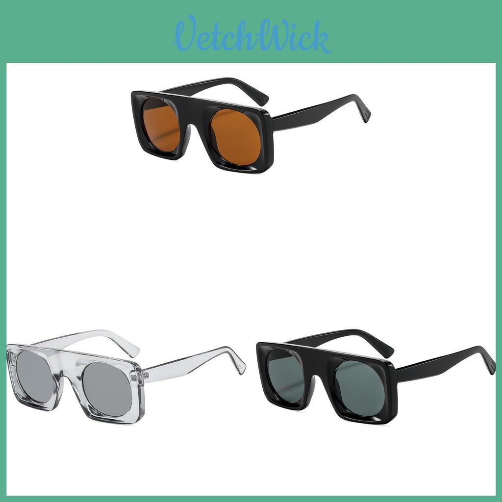 Retro Geometric Square Sunglasses For Men And Women With Uv400 Protection Stylish Outdoor Eyewear
