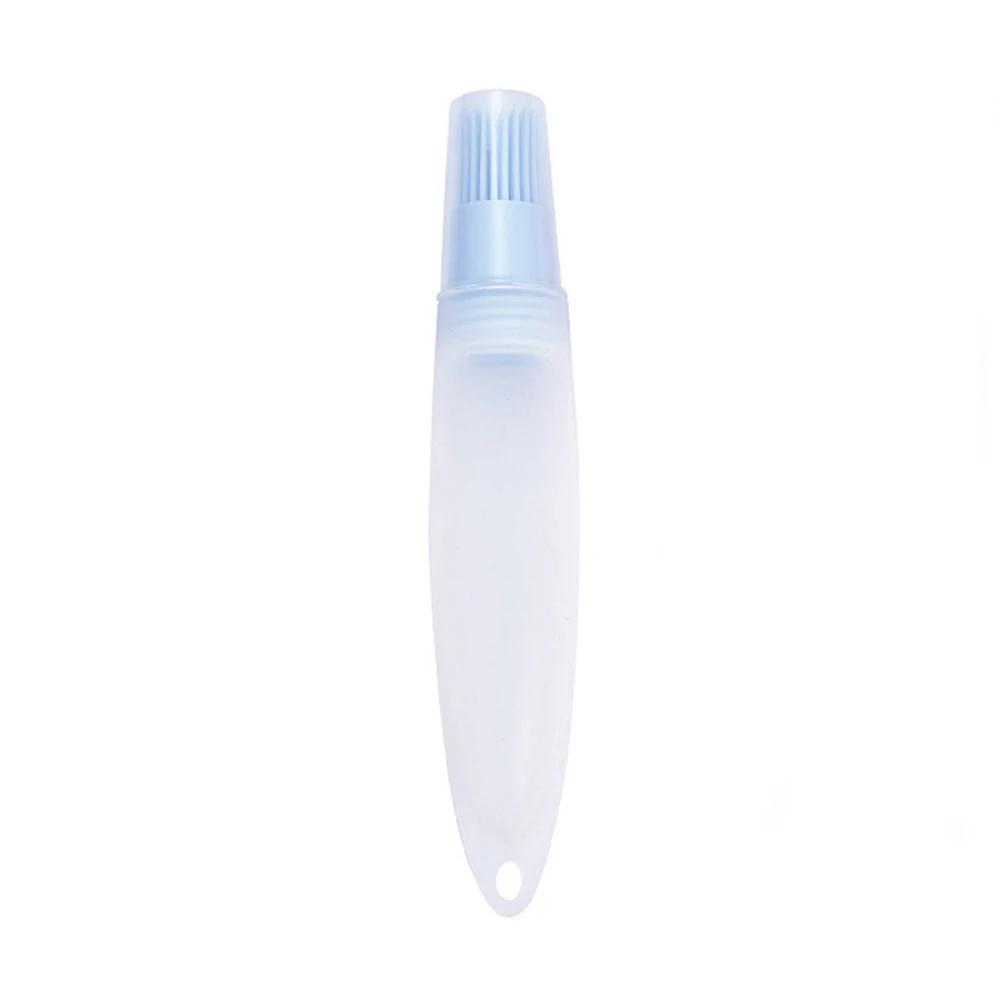 Bouteille d'Huile pour Barbecue Pinceau pour Badigeonner Cuisine Cuisson Barbecue Crêpe Camping Portable Assaisonnement Sauce Contenant Distributeur