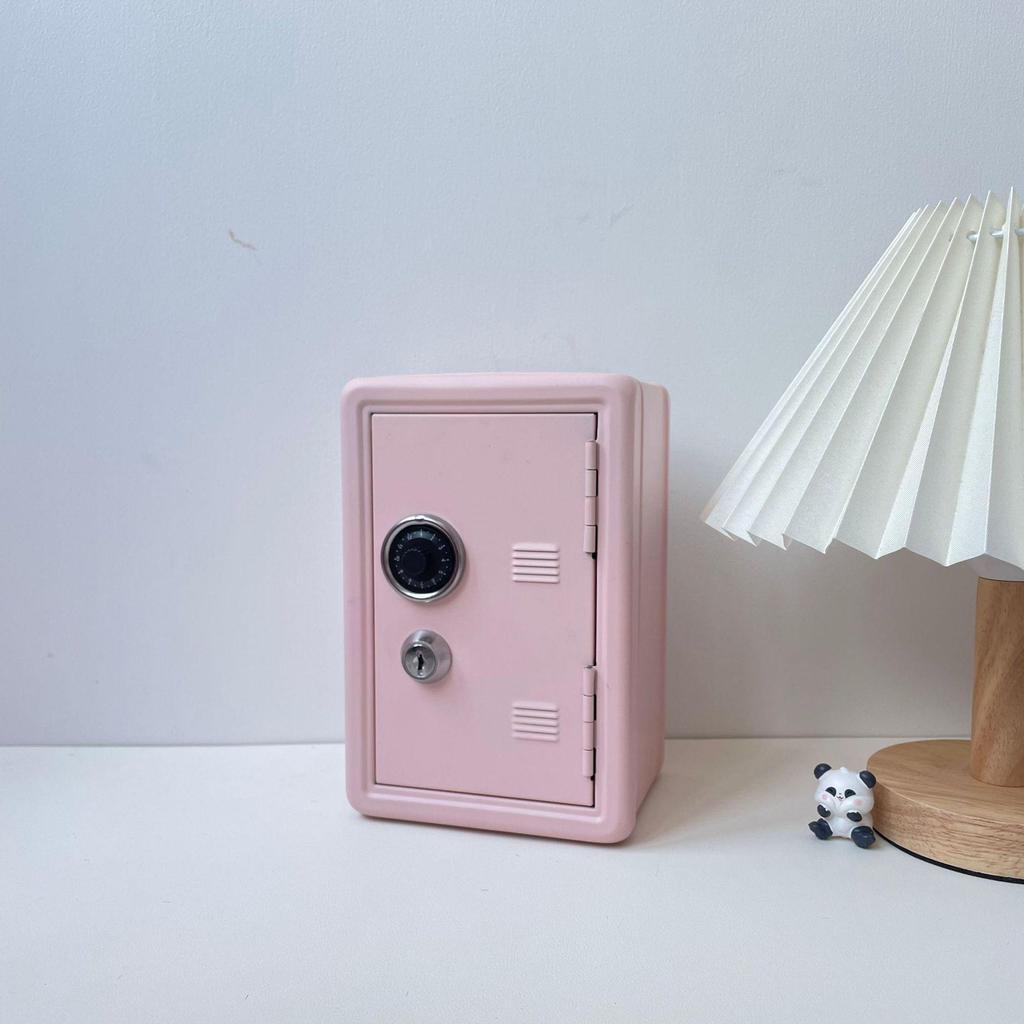 Creative Children's Coin-Operated Mini Safe Piggy Bank Cash Savings Box