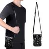 Damen Mini Quadratische Umhängetasche Retro Punk Stil Mit Nieten Totenkopf Dekor Handyfach