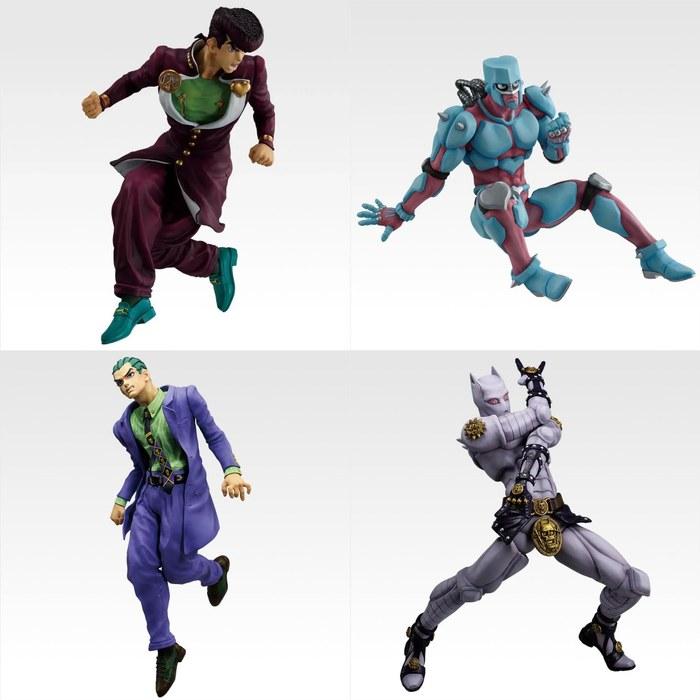 JoJo's Bizarre Adventure: Diamond is Unbreakable -STAND RUSH!- Prize Figure Set (A: Jotaro Kujo, B: Crazy Diamond, C: Hirotaka Kawajiri, D: