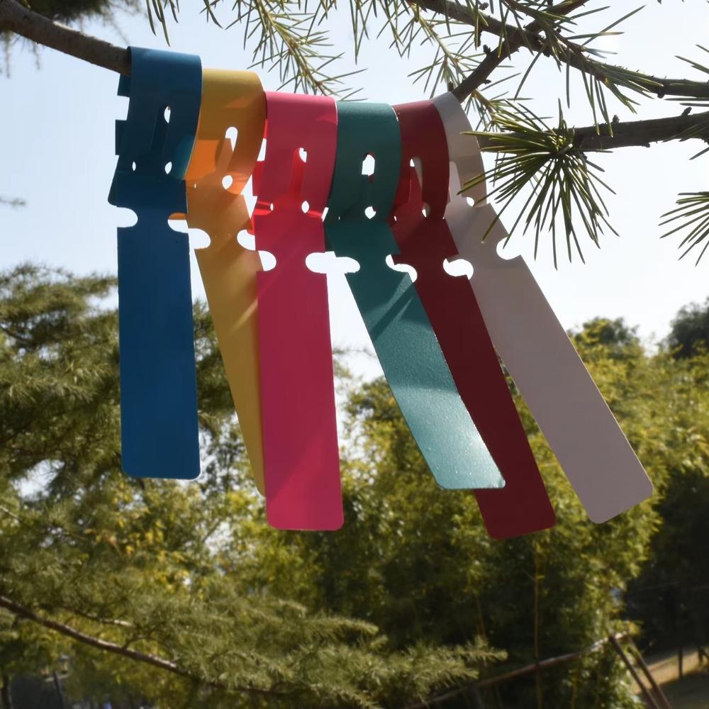 100pcs Reusable Ring Buckle Sign Waterproof Vegetables Labels New Garden Plant Tag Markers Tool