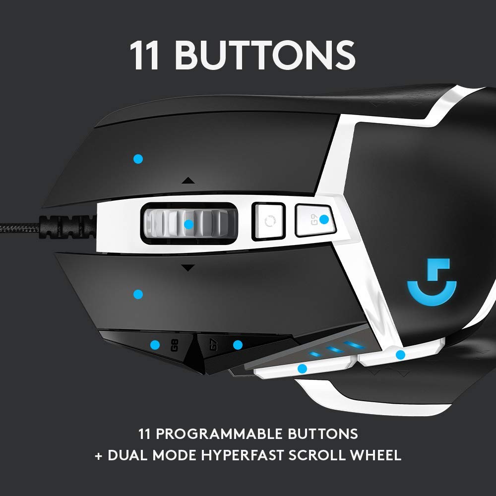 Logitech G502 Hero SE Special Edition Gaming Mouse, Multi-Button, RGB, Wired [Parallel Import]