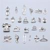 20pcs Sewing Charms For Jewelry Making Paperclip Pins Paper Clip Button Hanger Mannequin Iron Yarn Charms