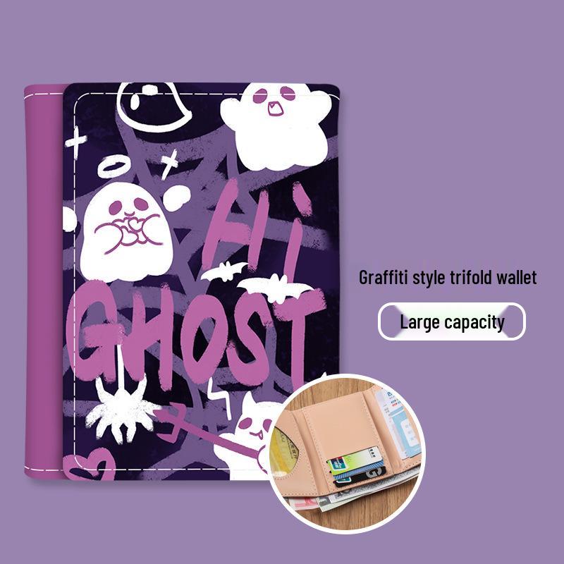 

Новая серия «Весенний пикник» для девочек, милый мультяшный кошелек - Антимагнитный дизайн с множеством слотов для карт для студентов