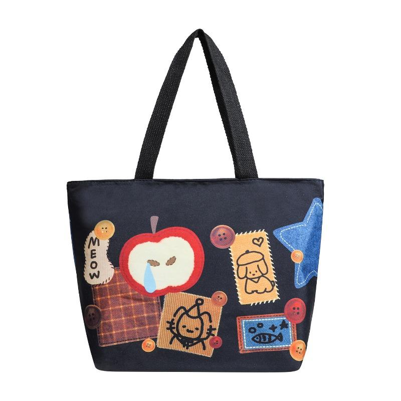 

Сумка большой вместимости для студентов, чтобы ездить на занятия и на работу, сумка-тоут темно-синий