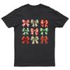 Christmas Bows Festive Holiday TShirt Unisex Gift Retro Seasonal Funny Xmas