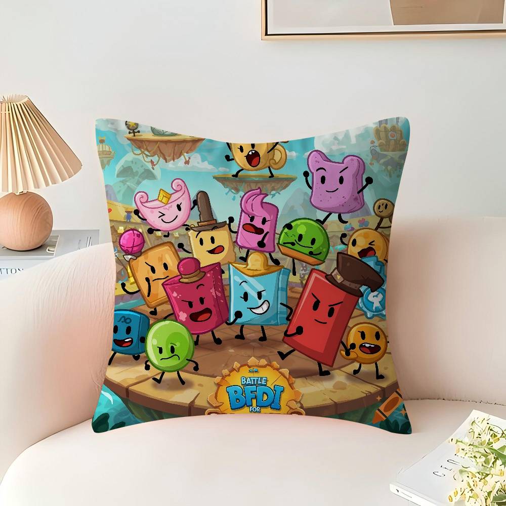 Anime L-Larva Pillow Cushion Cover Pillowcase Living Room Sofa Home Decor Customized