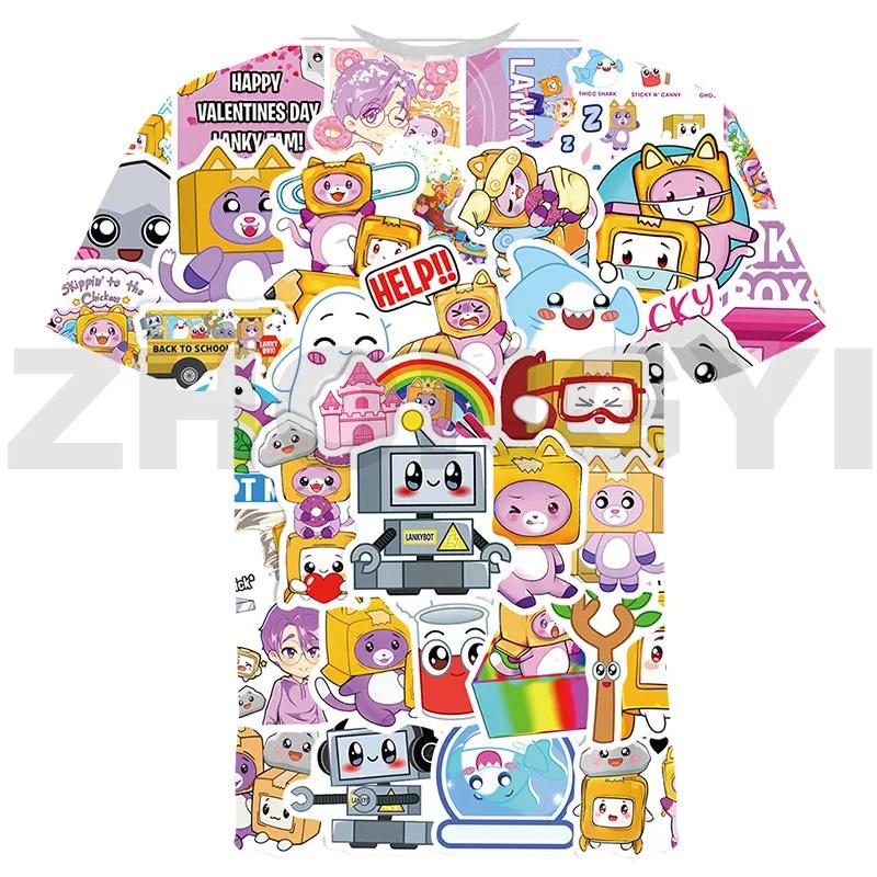 3D print men women T-shirt Kids Box game Cartoon Short Sleeve Summer Tee tops Boys Girls Casual t-shirt Tops