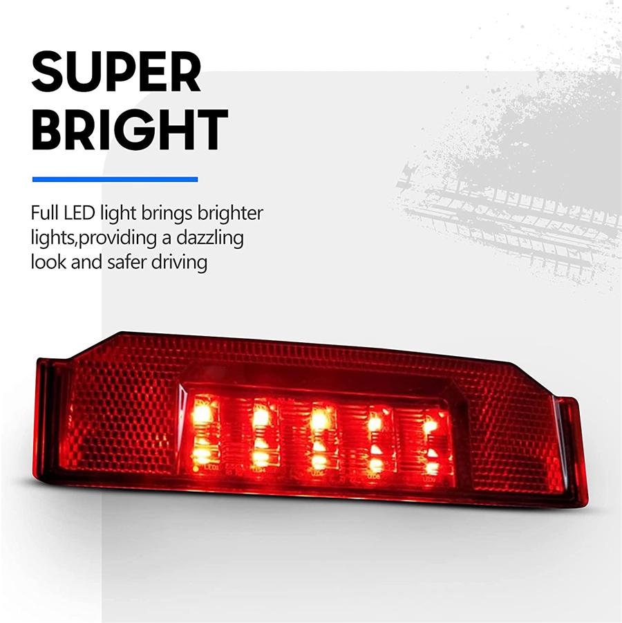 1× LED Rear Tail Light Running Brake Lamp For Polaris Ranger 570 900 XP 1000 UTV