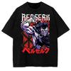 Guts Berserk Anime Warrior Sword Graphic T-Shirt