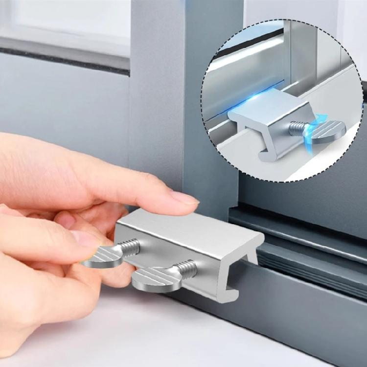 Sliding Door Lock With Security Limiter Function Easy Installation For Window Balconies And Patio Door