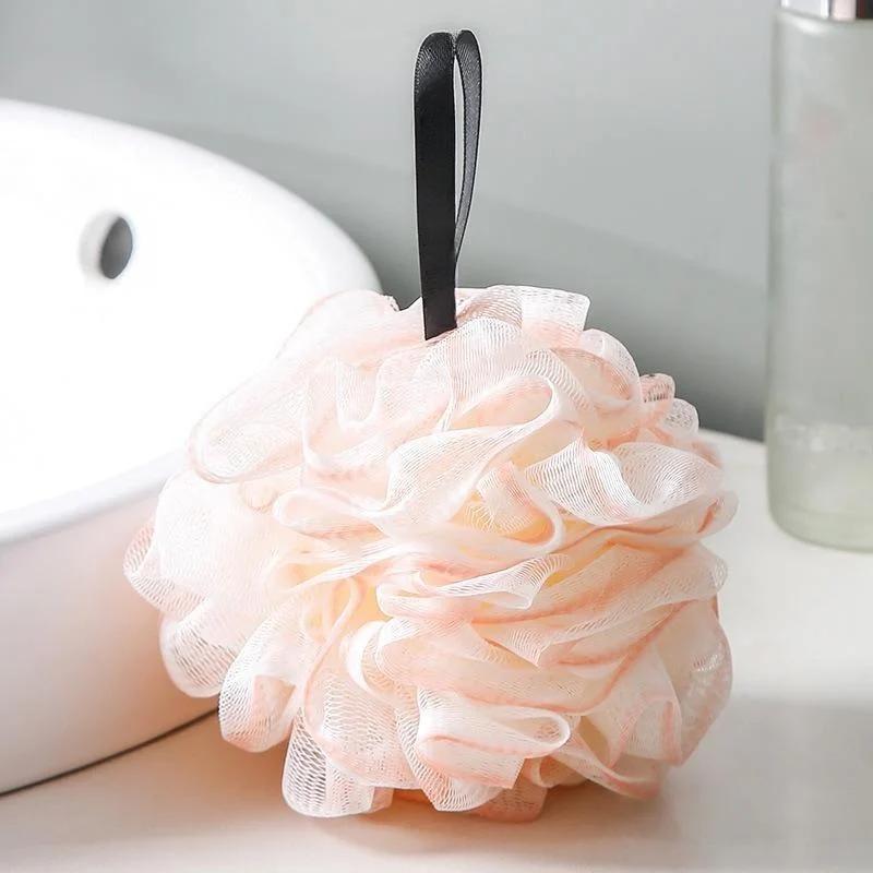 1PC Large Bath Ball Rich Bubble Bath Towel Scrubber Body Cleaning Mesh Shower Wash Sponge Bathroom Accessories