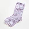 See-through glitter flower fashion socks rssw026