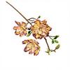 3pcs Artificial Magnolia Flower 3 Heads Large Magnolia Tree Branch for Wedding Home Decoration Outdoor Floral Arrangent