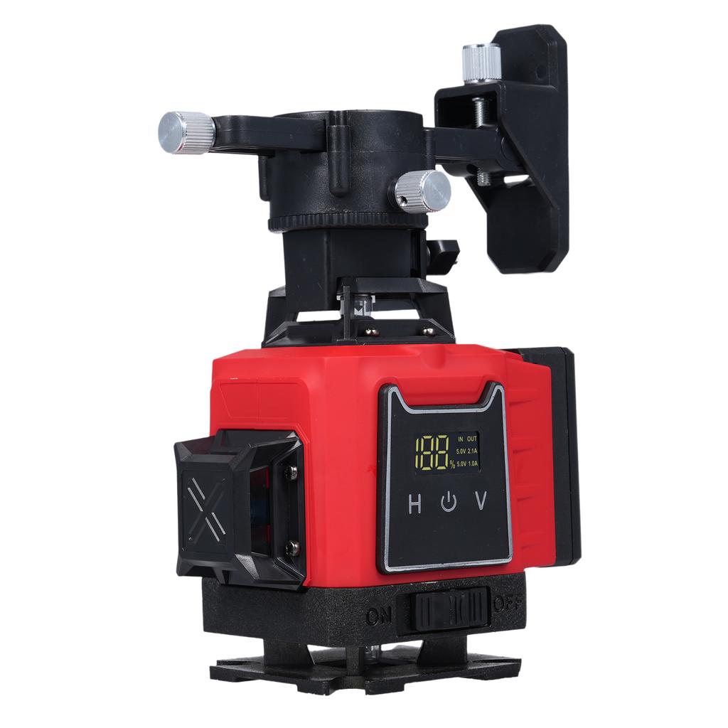 Multifunctional 4D 16 Lines Laser Level 3 Degrees  Selfleveling Machine with Level Bubble Powered by