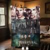Supernatural Seasonal Blanket Soft Comfortable All Seasons Perfect Sofa Office Nap Travel Festive Gift