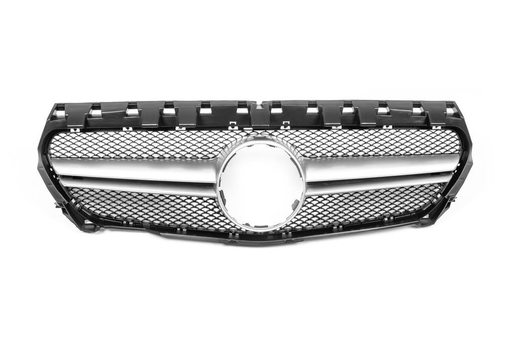 Front Grille (2013-2016 AMG Silver) for Mercedes CLA C117