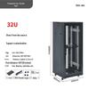 1.2m Floor-Standing Network Cabinet 37U Server Rack with Monitoring Switch & Router Compatibility