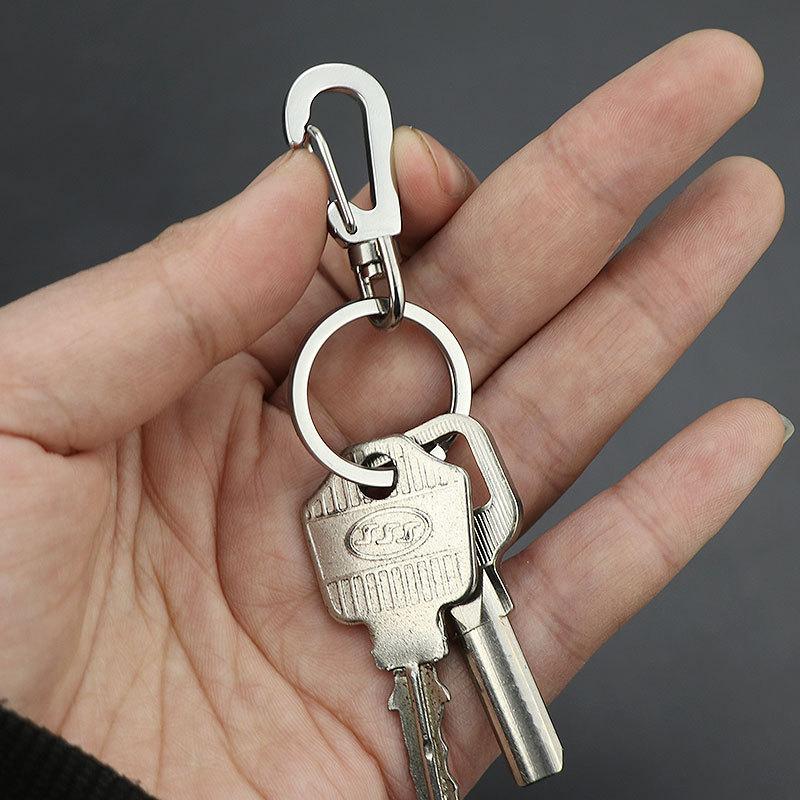 Mini pružinové spony na batohy ze zinkové slitiny karabiny přežití lezení Edc karabiny Klíčenky spony na klíče od auta vyhledávač