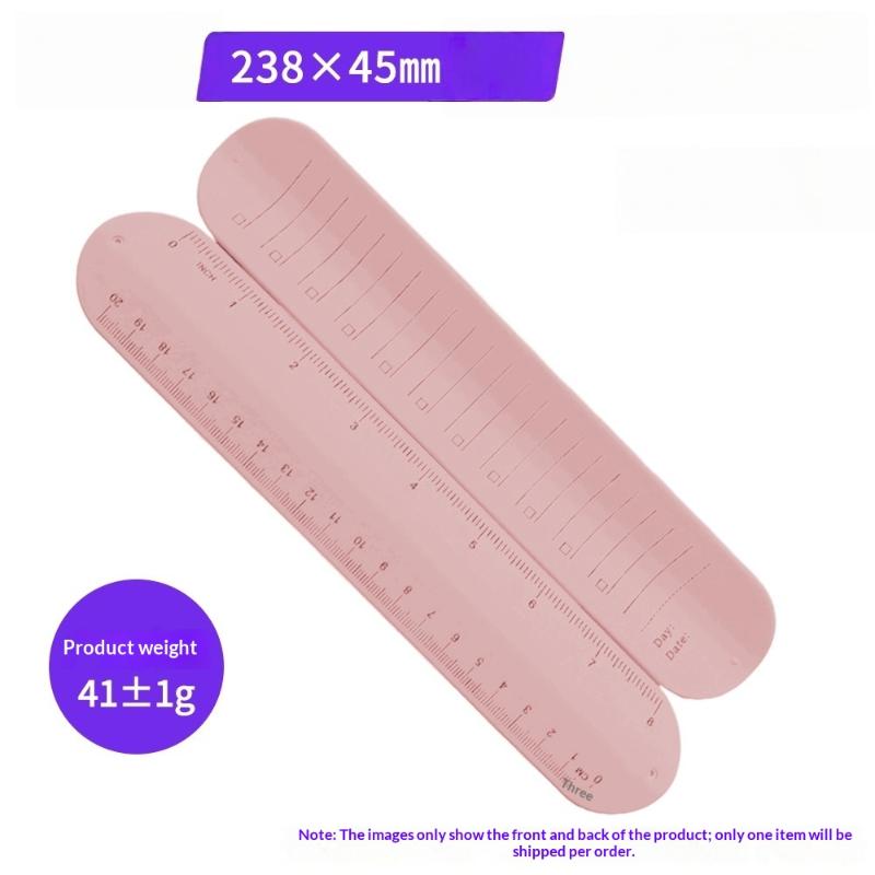 New New 1Pcs Waterproof Erasable With Scale Silicone  Wristband Reusable Writeable To-do List Wrist Strap For Forgetful Elderly