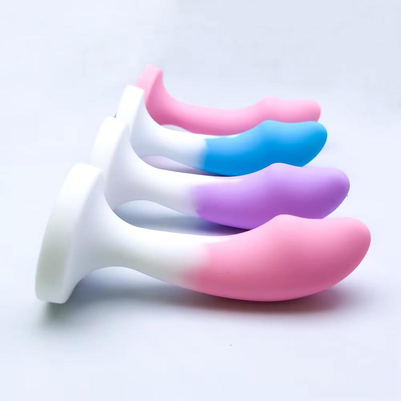 3 Color Silicone Anal Plug 3 Sizes Butt Plug Crystal Base Analplug Sex Toys For Woman Men Anal Toys Anal Dildo Adult Toys