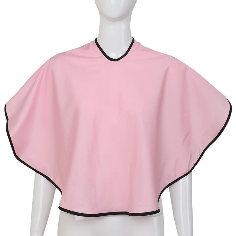 Non-Stick Black Hairdressing Cape for Dyeing & Perming - Stain-Proof & Oil Resistant