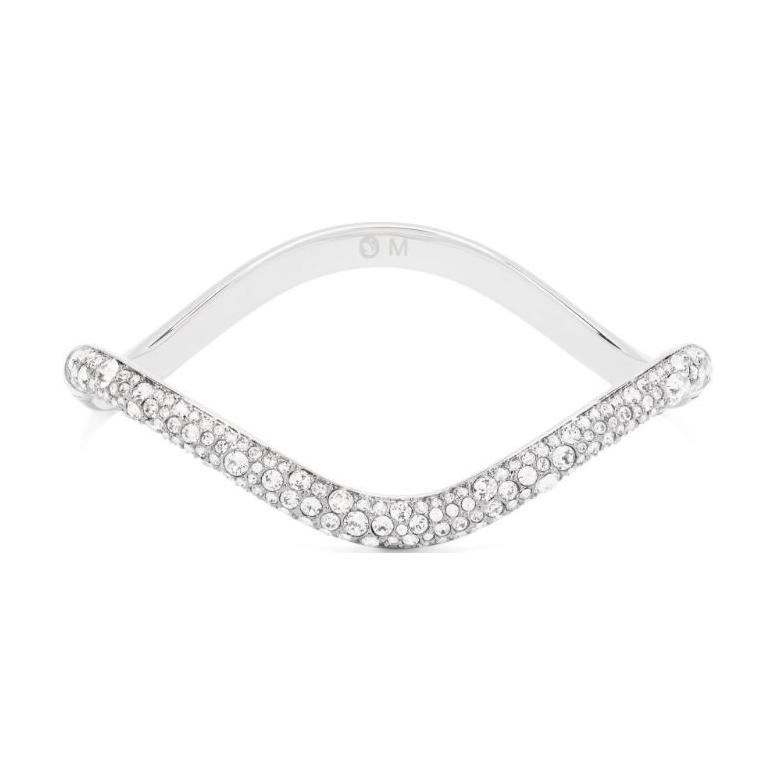 

Swarovski Sublima Wave Design Metal Bracelet Women bracelets Silver 5692104 M,Silver