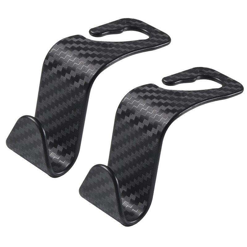 1PC/2PCS/4PCS Crugkbat Car Seat Hooks Car Accessories Pillow Storage Hooks Grocery Bags Handbag