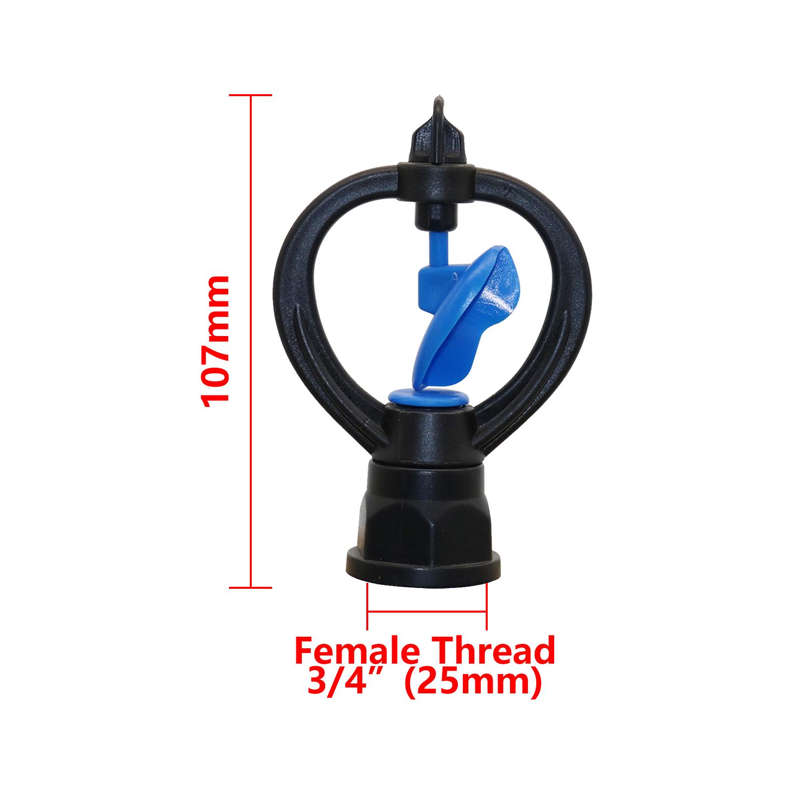 

Butterfly Rotary Nozzle 360° Rainy Sprinkler Garden Agriculture Irrigation Lawn Flower Bed Vegetable Watering Micro Sprinkler