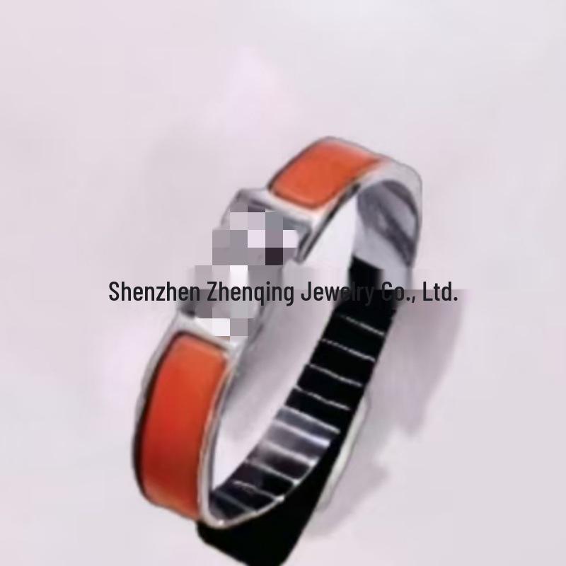 Náramek s písmenem H pozlacený 18k smaltovaný - Klasická móda, Více barev, Ideální pro páry