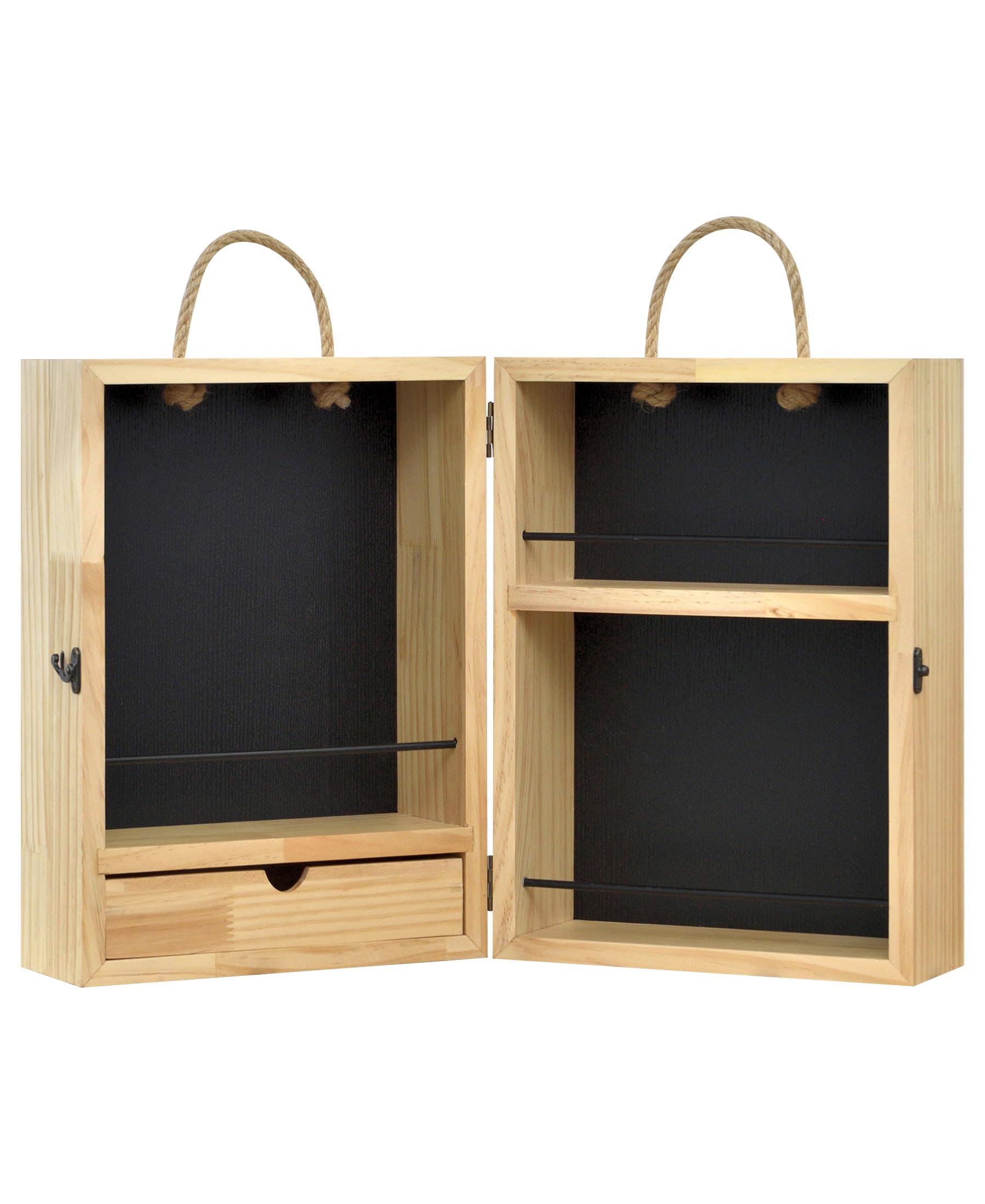 

FIELDOOR Деревянная коробка для специй, Идеально подходит для кемпинга на открытом воздухе, кухни, приправ, кухонных инструментов, хранения и многого другого [Средний размер]