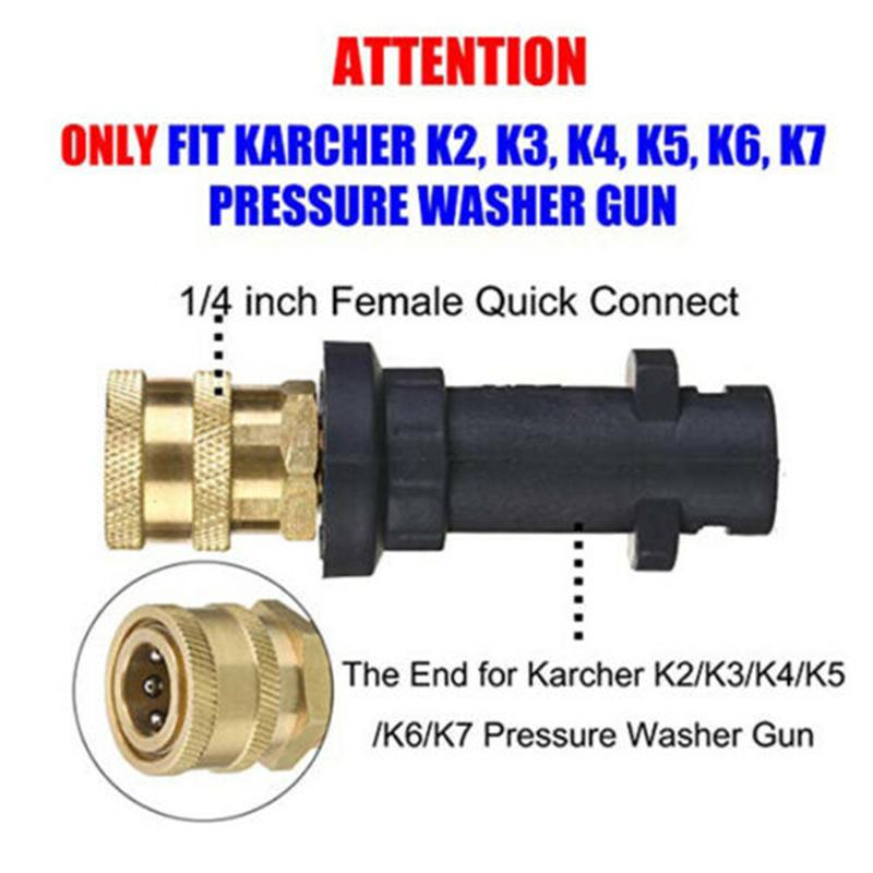 Hochdruckreiniger-Adapter Für Kärcher K-Serie (K2 Bis K7) – Messing-Schnellverschluss, Bis 2000 Psi, Inkl. Düsenanschluss
