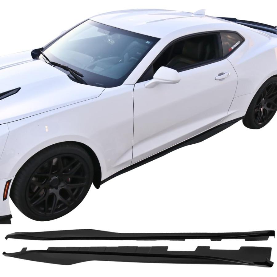 

Side Skirts Extention Compatible with 20162025 Chevy Camaro ZL1 Style Glossy Black PP Rocker Panel Splitter Side Underbody Spoi United States