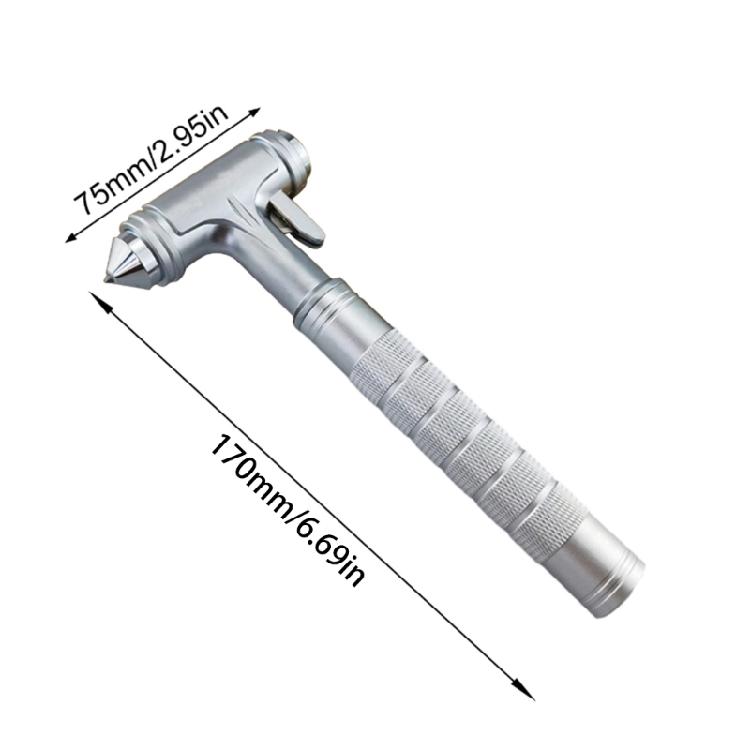 Auto-Notfallhammer Fensterschneider mit Gurtschneider Rettungshammer Sicherheits hammer für Auto Bus Glasbrecher Tragbar