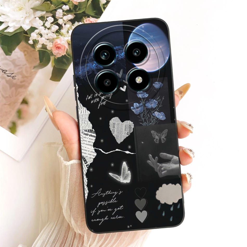 For Realme 13 Pro 13Pro+ Fashion Dusk Beach Painting Phone Case For Realme 13Pro Plus 5G Shockproof Soft Silicone Covers Bumpers