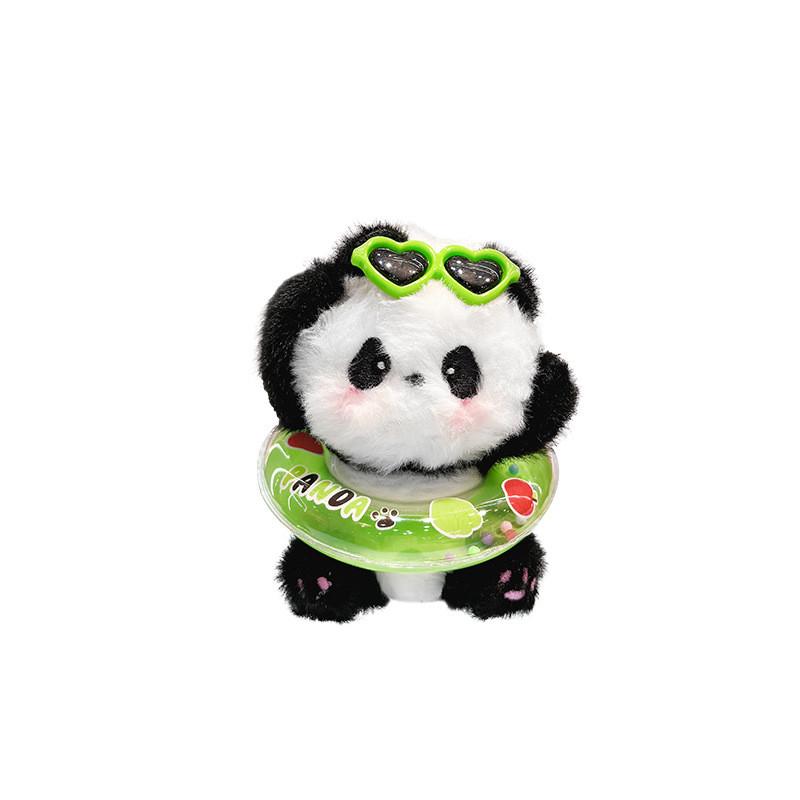 Plush Animal Whimsical Keychains In Panda Dog And Bear Designs For Summer