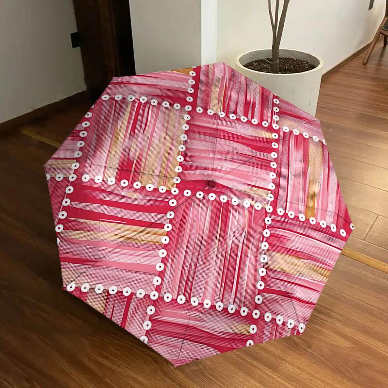 

1pc Heart Pattern Automatic Open/Close Umbrella, Formal Events - Ideal Gift for Family or Friends, Outdoor Accessory yy251211236