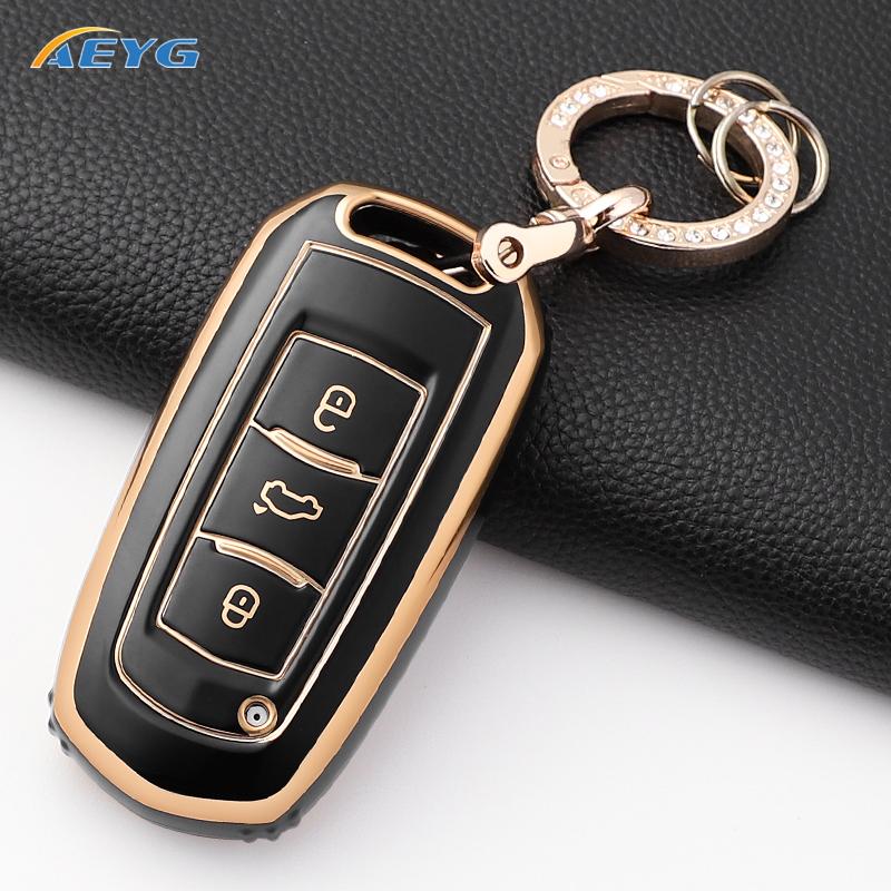 Tpu Car Key Case Cover For Geely Emgrand 7 Gx3 Atlas Gs Nl3 Gili Emgrand 7 Ex7 Gt Gc9 Protected Shell Fob Accessories