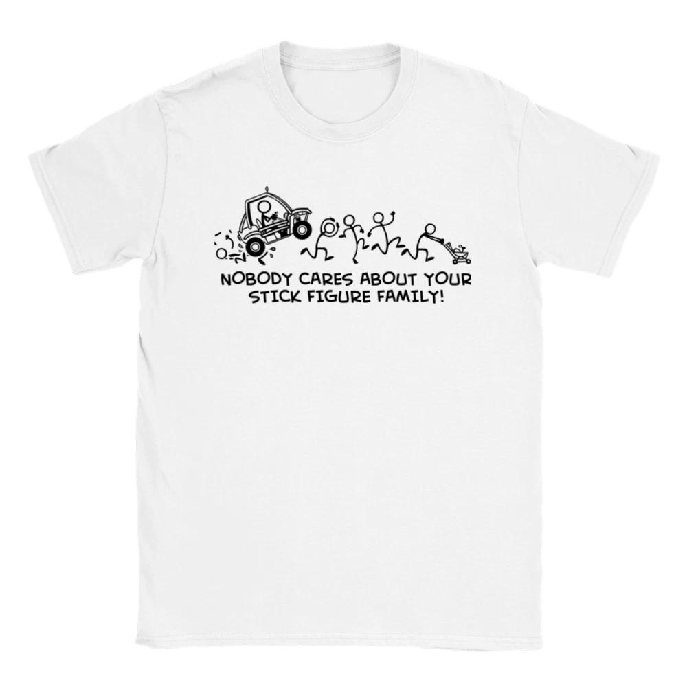 Nobody Cares About Your Stick Figure Family - Classic Unisex Crewneck T-shirt XXXXL