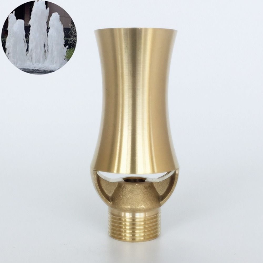 1/2" Female 3/4" Male Thread Swimming Pool Fountain Nozzle Brass Bubbler Jet Fountain Spray Head