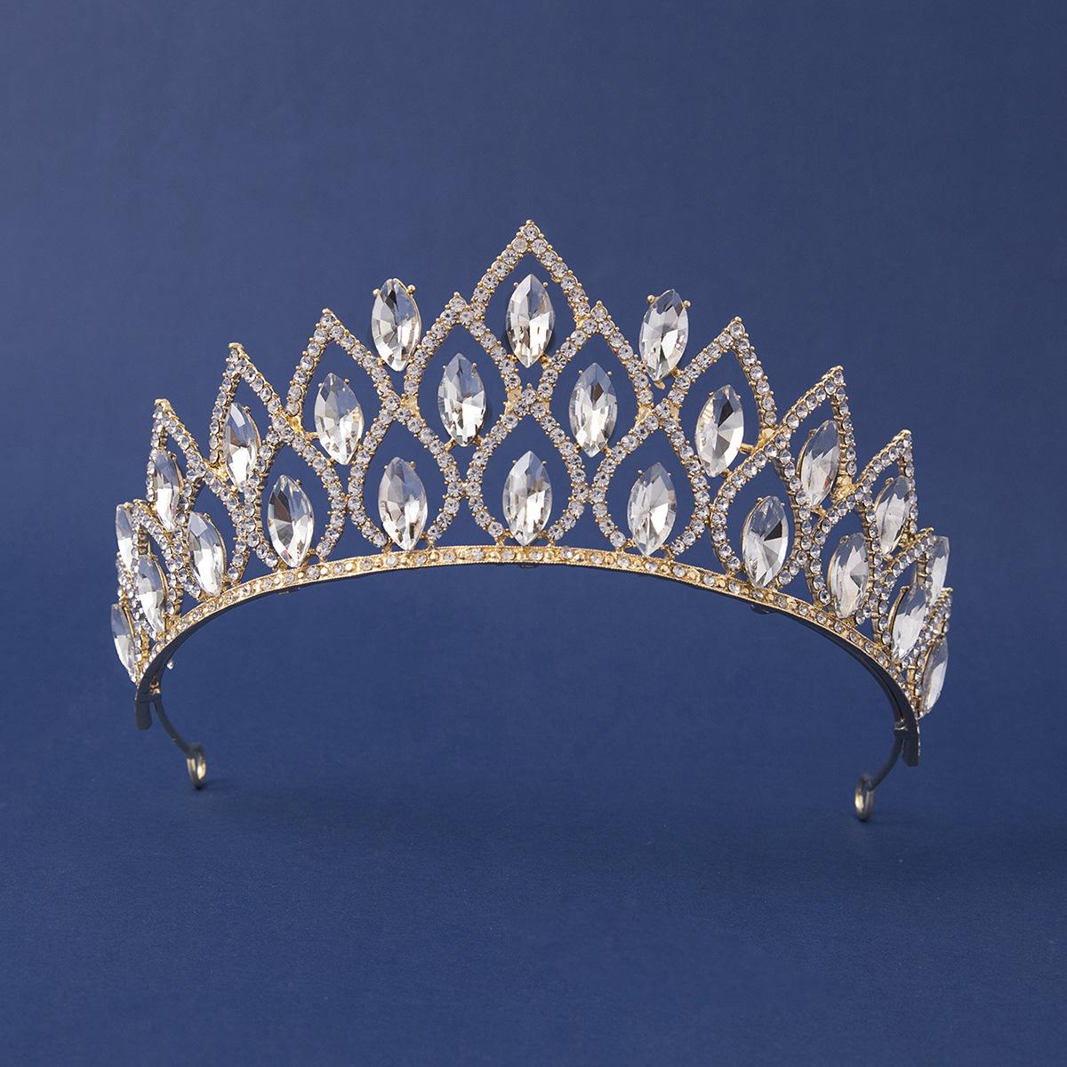 

Свадебные аксессуары для волос в корейском стиле Корона принцессы Свадебная тиара Циркониевая корона