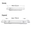 MENGNI Retractable Bathtub Storage Rack Stainless Steel Drain Shelf Tiletry Placement Multi-function Kitchen Bathroom Accessories