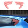 2x PVC Window Decoration Decorative Car Front and Rear Triangle Window Glass Stickers Suitable for SEAT Leon MK2 2008-2012
