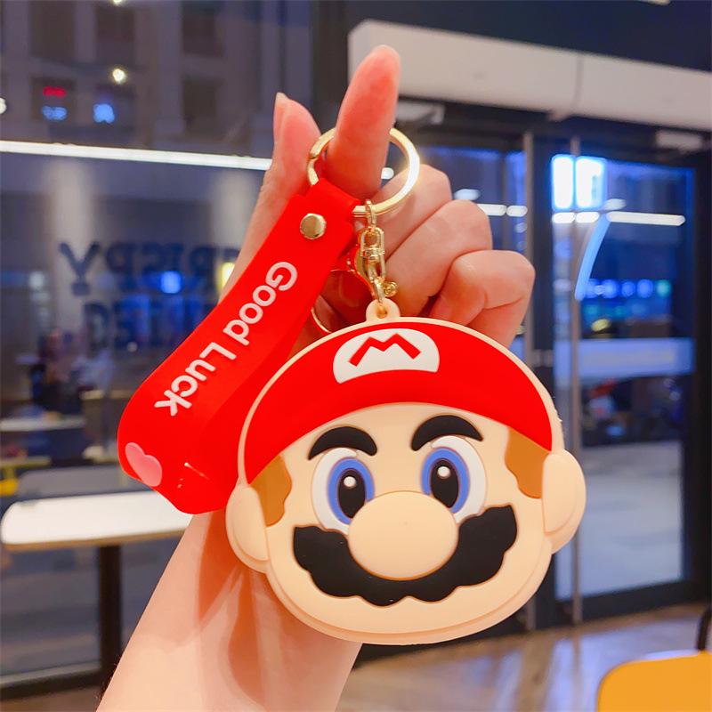 Cartoon Animal Silicone Keychain Bag - Kids' Coin Purse & Toy Pendant
